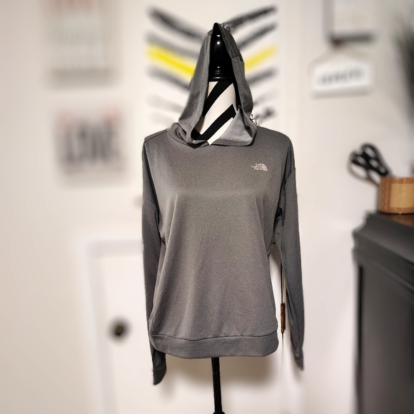 NWT The North Face Wander Sun Hoodie Ladies Large Gray Lightweight CURRENT STYLE - Picture 4 of 7